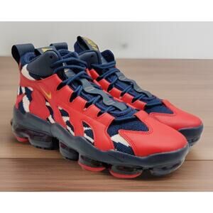 Nike Air Vapormax Gliese Olympic Navy Blue Red Shoes Mens 8.5 Fast Ship